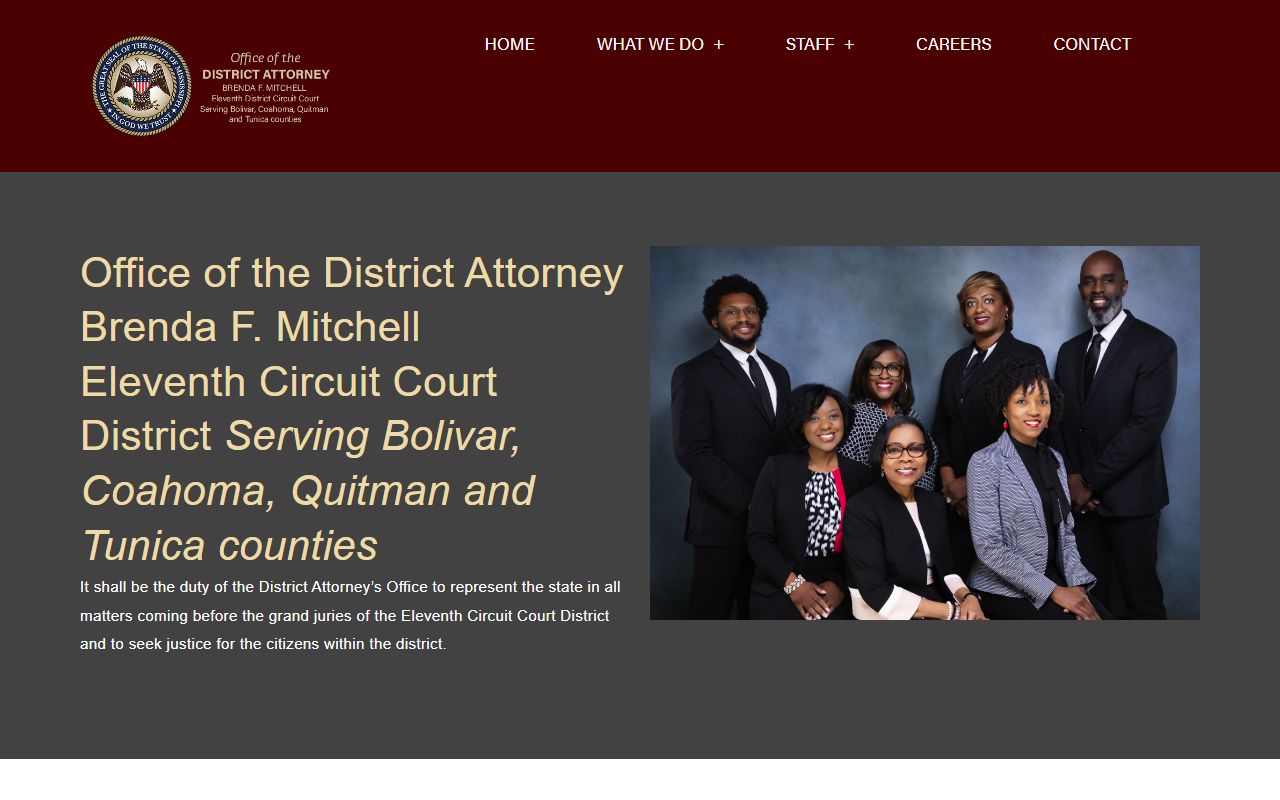 Eleventh Circuit District Attorney home page for Quitman County court records after arrest