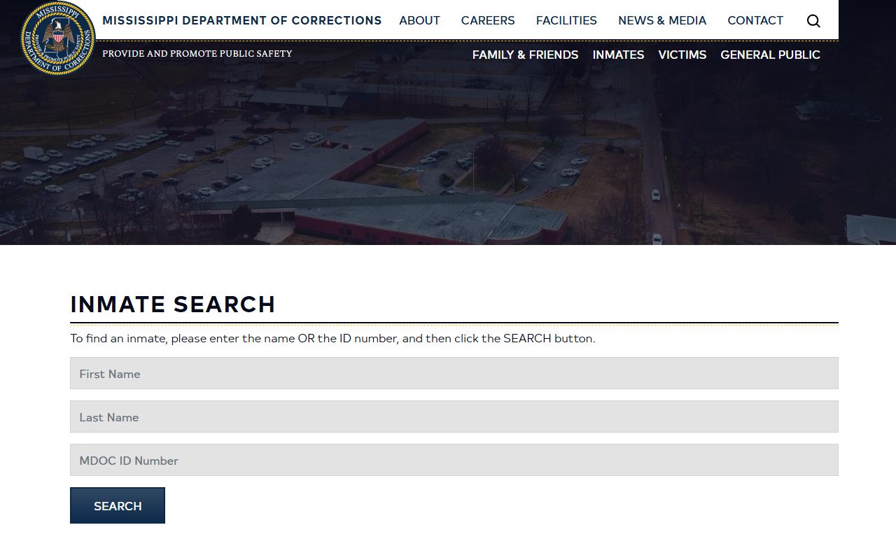 Quitman County CWC MDOC inmate search fields